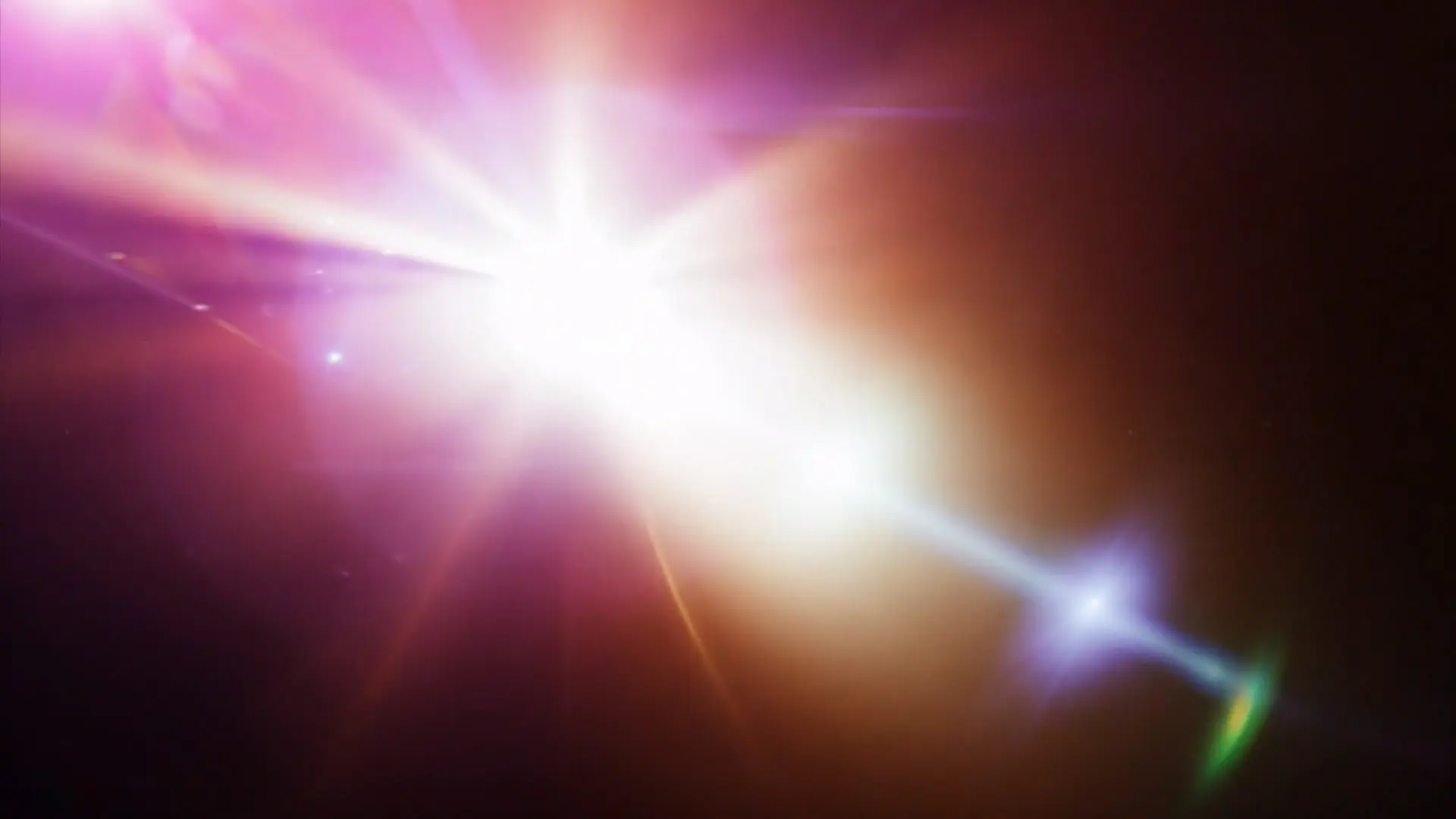 Lens Flare Overlay for Sci-Fi Movie Trailers